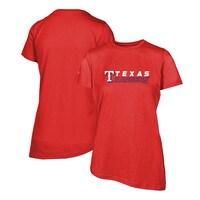 Women's Levelwear  Red Texas Rangers Birch Chase T-Shirt