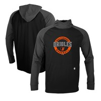 Men's Levelwear  Black/Charcoal Baltimore Orioles Uproar Farm Team Pullover Hoodie
