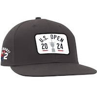 Men's 2024 U.S. Open  Ahead Gray Fox Snapback Adjustable Hat