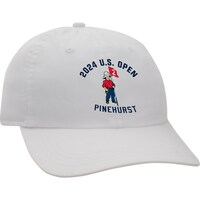 Men's 2024 U.S. Open  Ahead White Trophy Shawmut Adjustable Hat