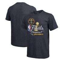 Men's Majestic Threads Navy Denver Nuggets 2023 NBA Finals Champions Swish Tri-Blend T-Shirt