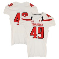 Texas Tech Red Raiders Team-Issued #49 White Jersey from the 2013 NCAA Football Season