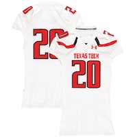 Texas Tech Red Raiders Team-Issued #20 White Jersey from the 2016 NCAA Football Season