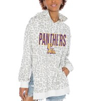 Women's Gameday Couture  White Prairie View A&M Panthers Fierce Fan Side-Slit Pullover Hoodie