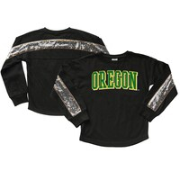 Girls Youth Gameday Couture  Black Oregon Ducks Guess Who's Back Long Sleeve T-Shirt