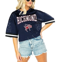 Women's Gameday Couture  Navy Richmond Spiders Game Face Fashion Jersey