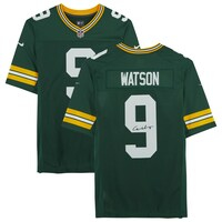 Christian Watson Green Bay Packers Autographed Green Nike Limited Jersey