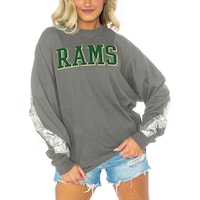 Women's Gameday Couture  Gray Colorado State Rams Guess Who's Back Long Sleeve T-Shirt