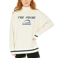 Women's Gameday Couture  White Hofstra University Pride Mock Neck Force Pullover Sweatshirt