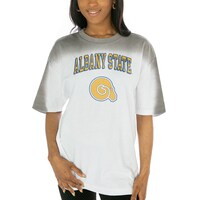 Women's Gameday Couture  White Albany State Golden Rams Interception Oversized T-Shirt