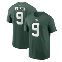 Men's Nike Christian Watson Green Green Bay Packers Player Name & Number T-Shirt