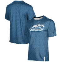 Men's ProSphere  Blue Assumption Greyhounds Ice Hockey Logo T-Shirt