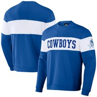Men's NFL x Darius Rucker Collection by Fanatics Royal Dallas Cowboys Team Color & White Pullover Sweatshirt