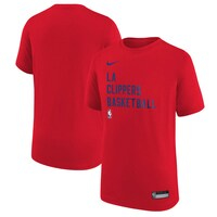 Youth Nike Red LA Clippers Essential Practice T-Shirt