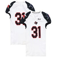 Texas Tech Red Raiders Team-Issued #31 White and Black Jersey from the 2013 NCAA Football Season