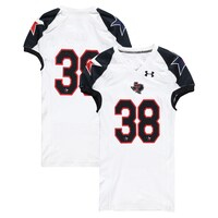 Texas Tech Red Raiders Team-Issued #38 White and Black Jersey from the 2013 NCAA Football Season