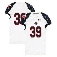 Texas Tech Red Raiders Team-Issued #39 White and Black Jersey from the 2013 NCAA Football Season