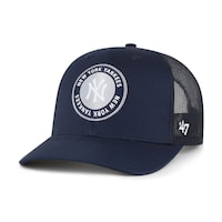 Men's '47 Navy New York Yankees Unveil Trucker Adjustable Hat