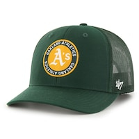 Men's '47 Green Oakland Athletics Unveil Trucker Adjustable Hat