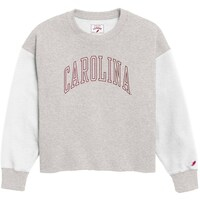 Women's League Collegiate Wear  Gray South Carolina Gamecocks Reverse Fleece Cropped Pullover Sweatshirt