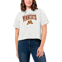 Women's League Collegiate Wear  White Minnesota Golden Gophers Intramural Midi Tri-Blend T-Shirt
