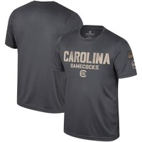 Men's Colosseum Charcoal South Carolina Gamecocks OHT Military Appreciation  T-Shirt
