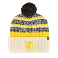 Men's '47 Natural San Diego Padres Tavern Cuffed Knit Hat with Pom