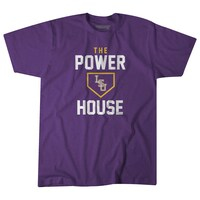 Men's BreakingT  Purple LSU Tigers  Baseball Power House T-Shirt