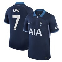 Men's Nike Son Heung-Min Navy Tottenham Hotspur 2023/24 Away Stadium Replica Player Jersey