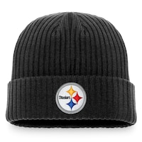 Men's Fanatics Branded Black Pittsburgh Steelers Cuffed Knit Hat