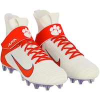 Clemson Tigers Team-Issued Orange and White Elite Cleats from the Football Program