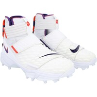 Clemson Tigers Team-Issued White Shark Cleats from the Football Program