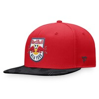 Men's Fanatics Branded Red New York Red Bulls Iconic Defender Snapback Hat