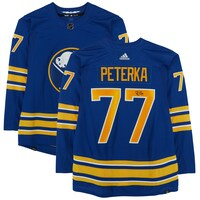 JJ Peterka Buffalo Sabres Autographed Blue Adidas Authentic Jersey