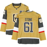 Mark Stone Vegas Golden Knights Autographed Gold Fanatics Breakaway Jersey with 2023 Stanley Cup Final Patch