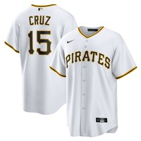 Men's Nike Oneil Cruz White Pittsburgh Pirates Home Replica Jersey