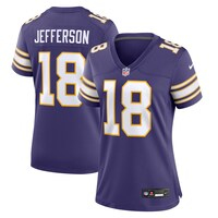 Women's Nike Justin Jefferson Purple Minnesota Vikings Player Jersey