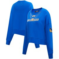 Women's Pro Standard Stephen Curry Royal Golden State Warriors Player Chain Pullover Sweatshirt