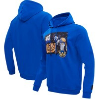 Men's Pro Standard Klay Thompson Royal Golden State Warriors Player Yearbook Pullover Hoodie