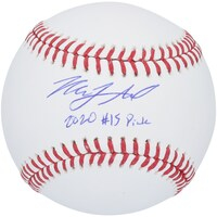 Mick Abel Philadelphia Phillies Autographed Baseball with "2020 #15 Pick" Inscription