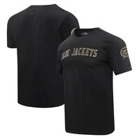 Men's Pro Standard Black Columbus Blue Jackets Wordmark T-Shirt