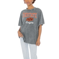 Women's Gameday Couture  Gray Oklahoma State Cowgirls Oversized T-Shirt