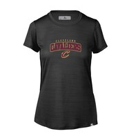 Women's Levelwear  Heather Black Cleveland Cavaliers Lux Core T-Shirt