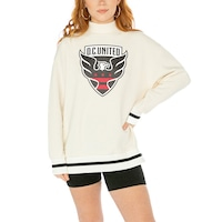 Women's Gameday Couture  White D.C. United Mock Neck Force Pullover Sweatshirt