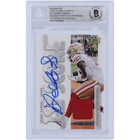 Deebo Samuel San Francisco 49ers Autographed 2020 Panini Score Relic #FS-DS Beckett Fanatics Witnessed Authenticated Card
