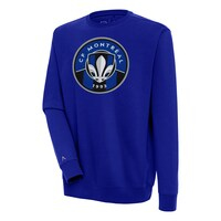 Men's Antigua Blue CF Montreal Victory Pullover Sweatshirt