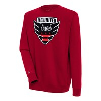 Men's Antigua Red D.C. United Victory Pullover Sweatshirt