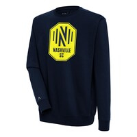 Men's Antigua Navy Nashville SC Victory Pullover Sweatshirt