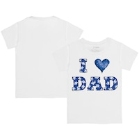 Toddler Tiny Turnip  White Kentucky Wildcats I Love Dad T-Shirt