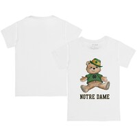 Toddler Tiny Turnip  White Notre Dame Fighting Irish Teddy T-Shirt